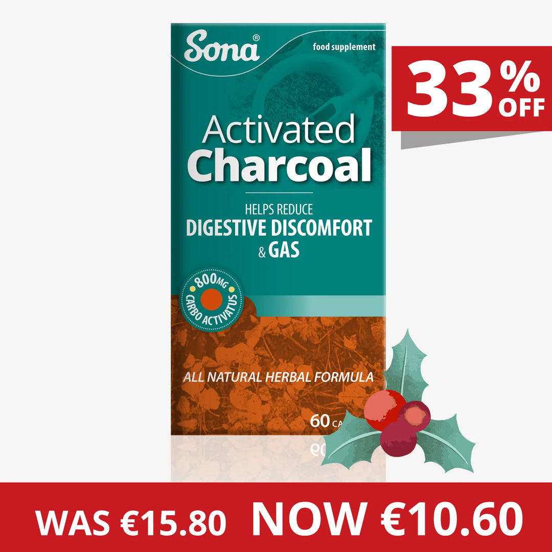 SONA ACTIVATED CHARCOAL 200MG CAPSULES