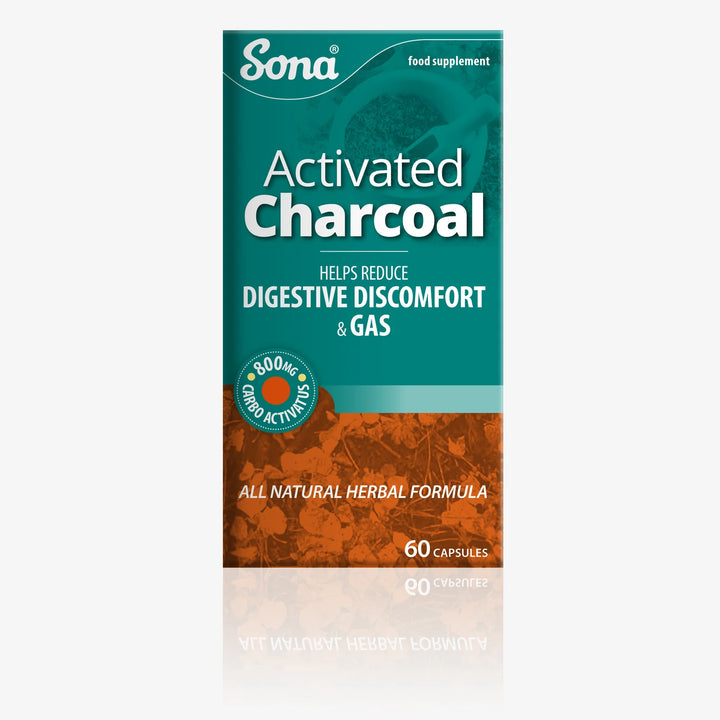 SONA ACTIVATED CHARCOAL 200MG CAPSULES