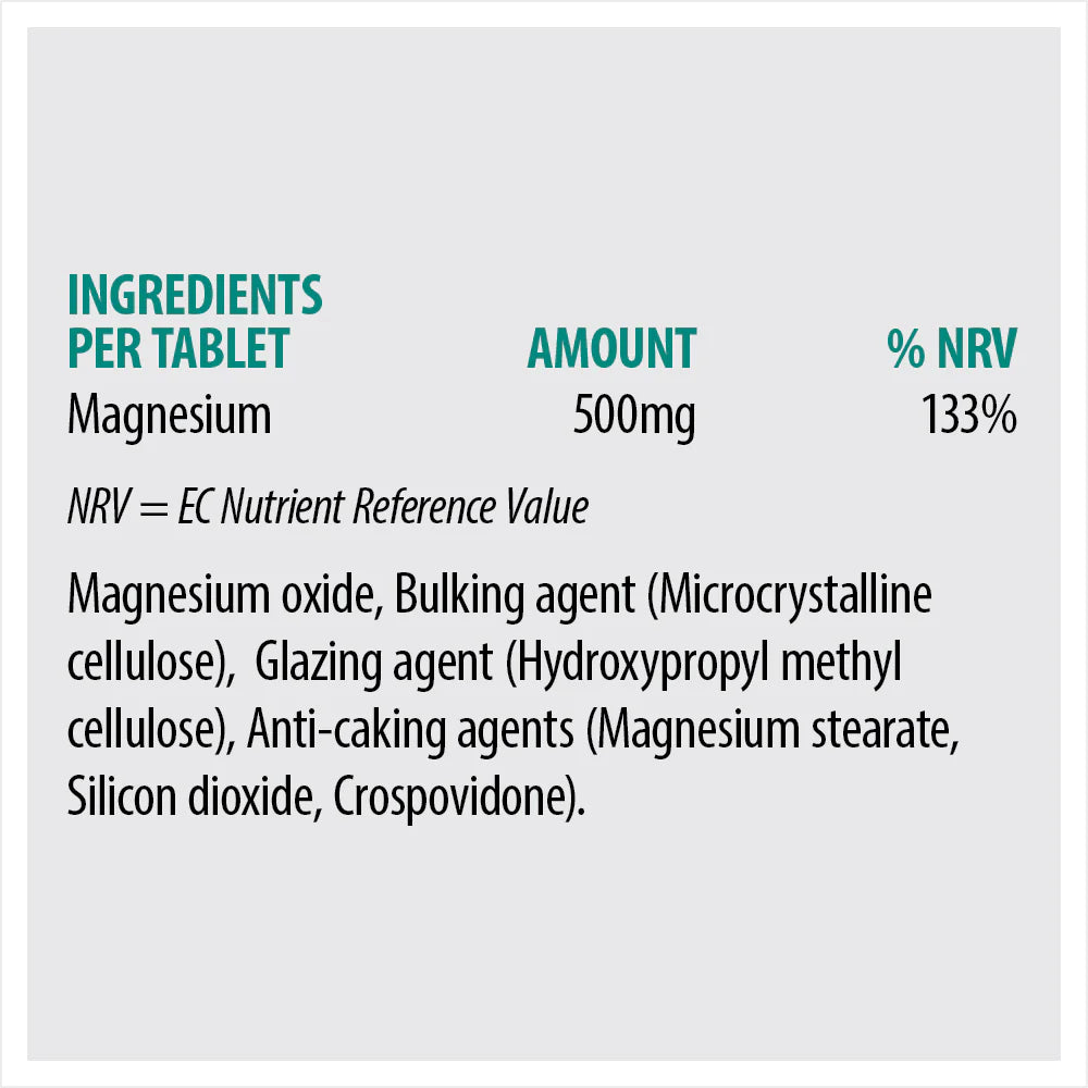 SONA MAGNESIUM 500MG Tablets 60’s