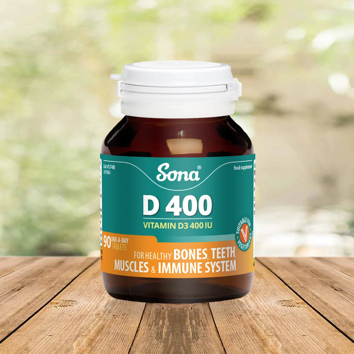 SONA D400 VITAMIN D3 400IU TABLETS