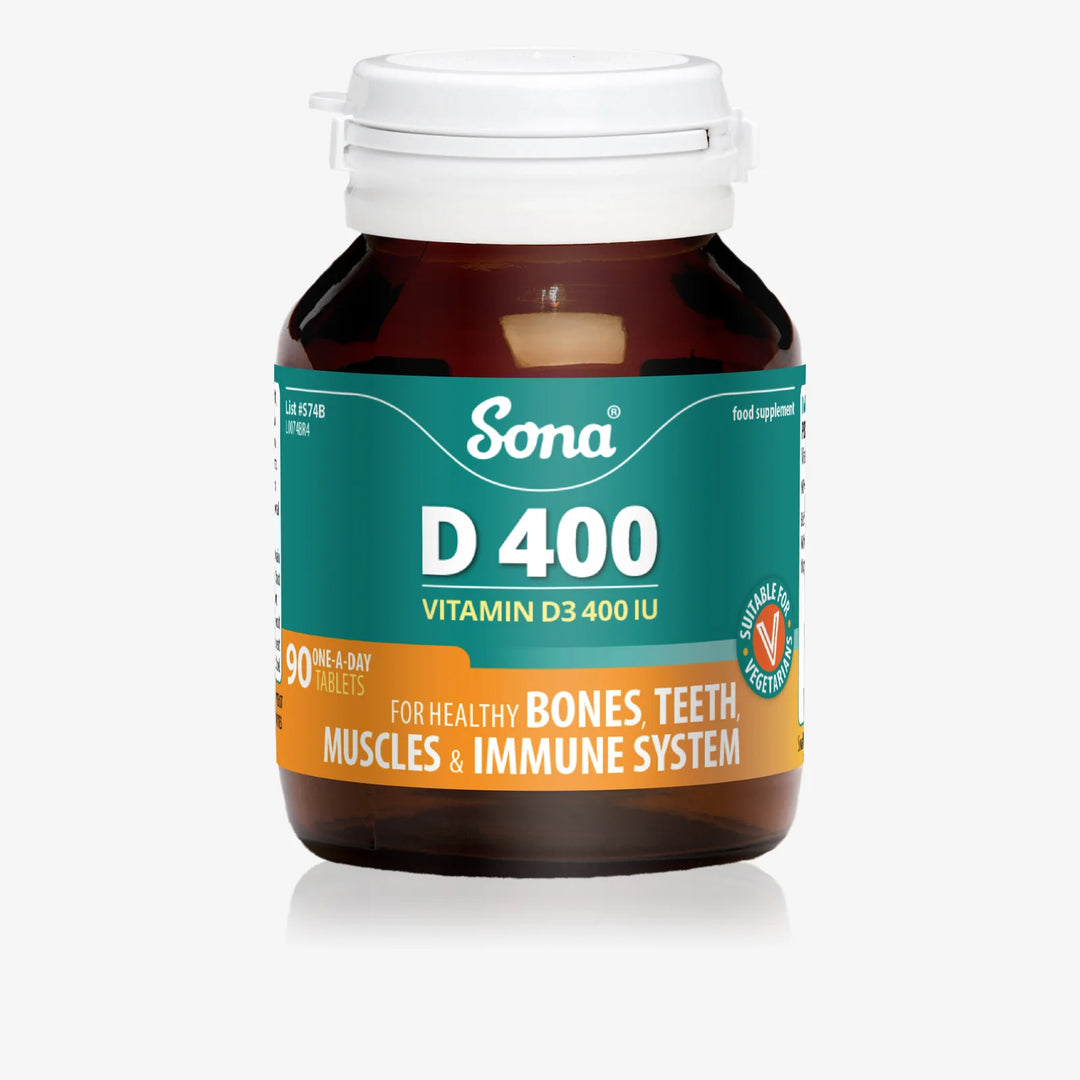 SONA D400 VITAMIN D3 400IU TABLETS