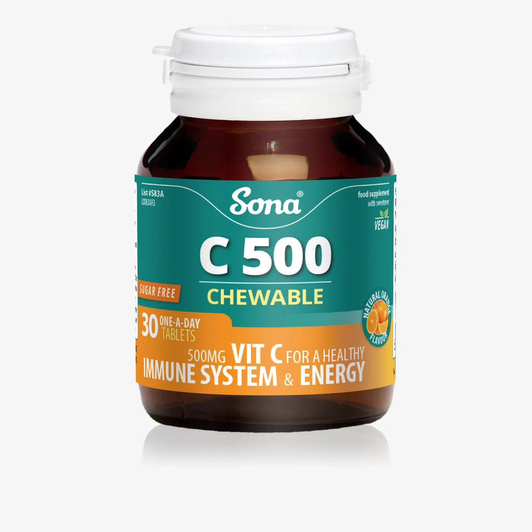 SONA VITAMIN C500MG CHEWABLE TABS X 30