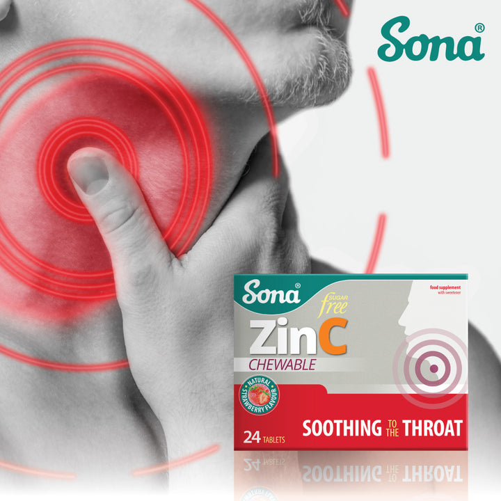 SONA ZINC CHEWABLE TABLETS 24’s