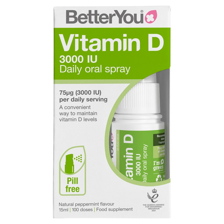 Better You DLUX3000 Daily Oral D3 Spray 15ml