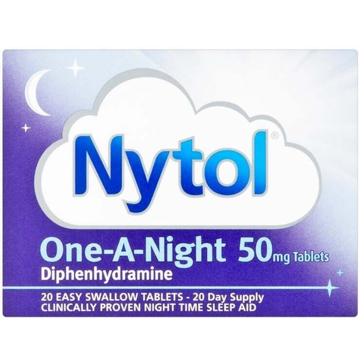 NYTOL ONE-A-NIGHT 50MG TABLETS X20