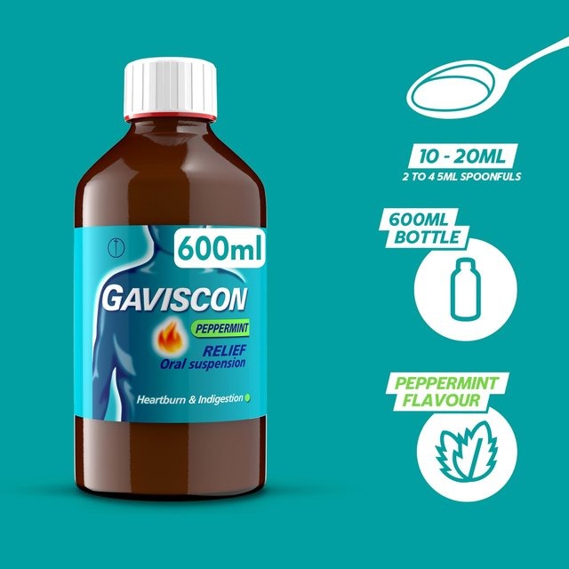 GAVISCON ANISEED LIQUID X 600ML