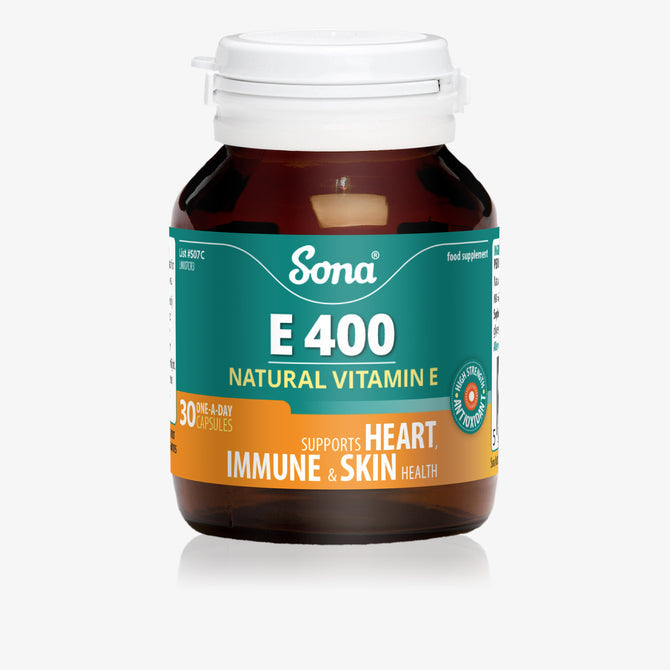 SONA VITAMIN E 400IU CAPSULES X 30’s