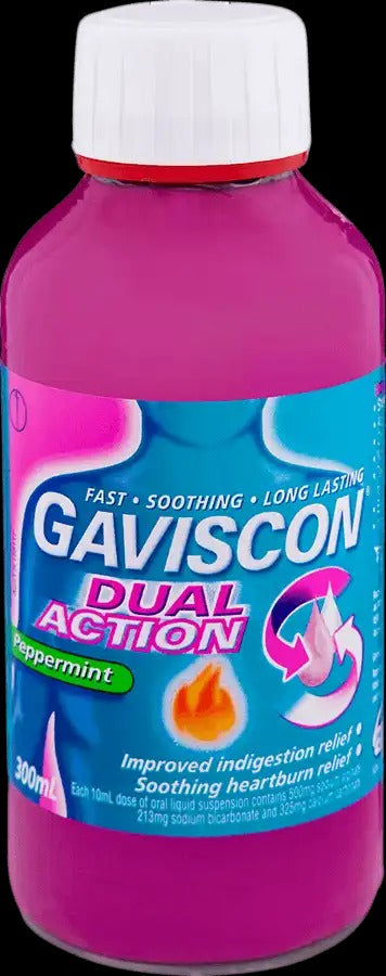 GAVISCON PEPPERMINT LIQUID X 300ML