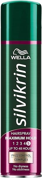 Silvikrin Maximum Hold Hairspray 75ml Travel Size