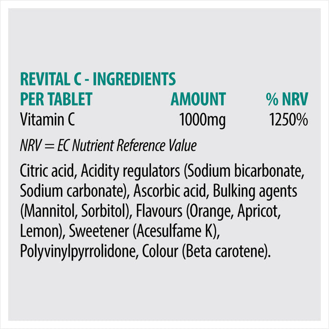 SONA VITAMIN C COMPLEX 1000MG TABS X 30