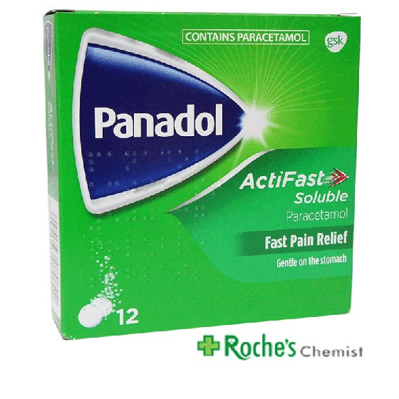 PANADOL ACTIFAST SOLUBLE X12