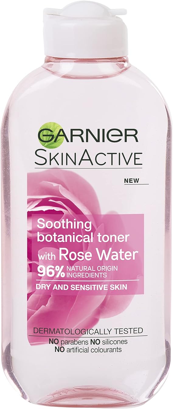 GARNIER NAT ROSEWATER TONER SEN SKIN 200ML