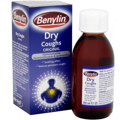 BENYLIN DRY COUGHS SYRUP 125ML