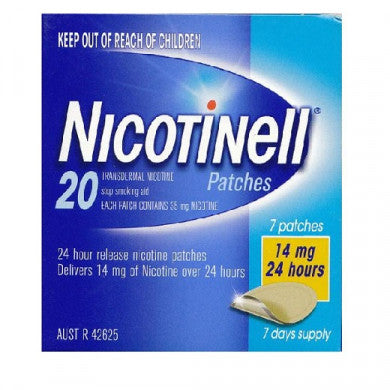 NICOTINELL TTS 20 PATCHES 14MG