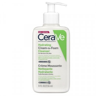 CERAVE CREAM TO FOAM CLEANSER X 1