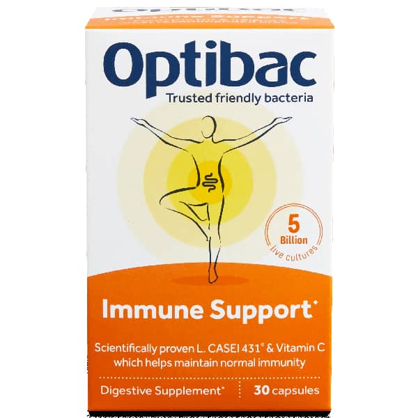 Optibac Immune Support  Digestive Supplement capsules 30’s